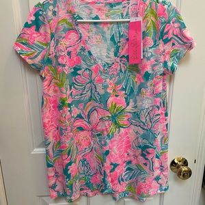 Lilly Pulitzer Etta Top-new with tags